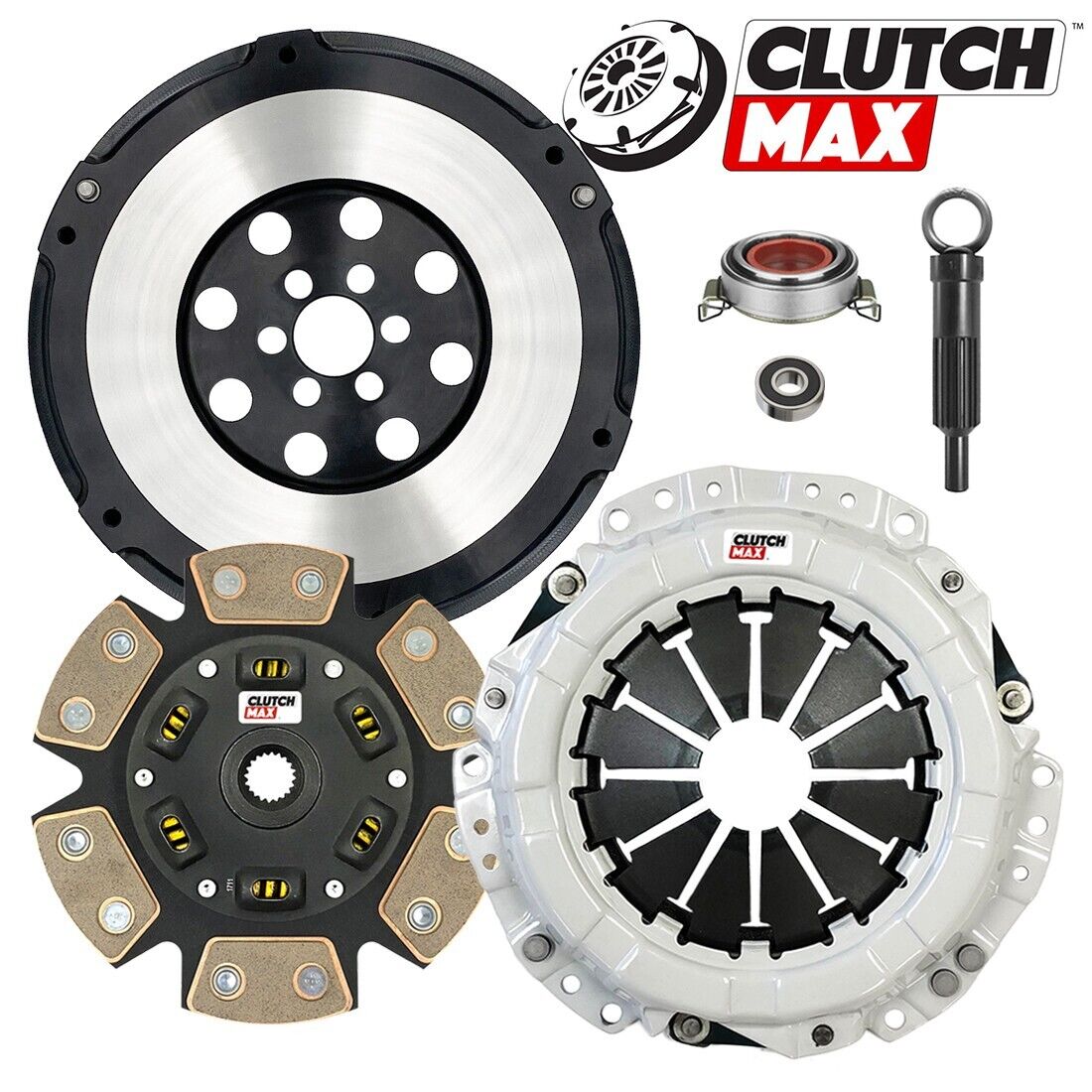 CLUTCHMAX  STAGE 3 CLUTCH KIT & PERFORMANCE CHROMOLY FLYWHEEL BUNDLE SET [CM16580HDCLSF-ST3]