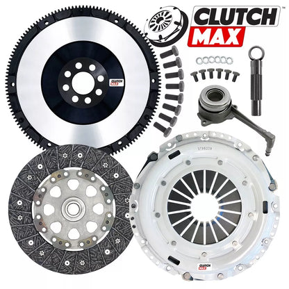 CLUTCHMAX  STAGE 1 CLUTCH KIT & PERFORMANCE CHROMOLY FLYWHEEL WITH SLAVE CYLINDER BUNDLE SET [CM17168HDRWS+LSF17168-ST1R]