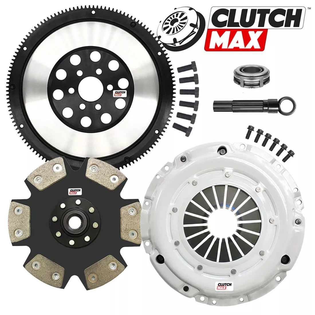 CLUTCHMAX STAGE 4 CLUTCH KIT & PERFORMANCE CHROMOLY FLYWHEEL BUNDLE SET [CM17272HDDLSF-ST4]