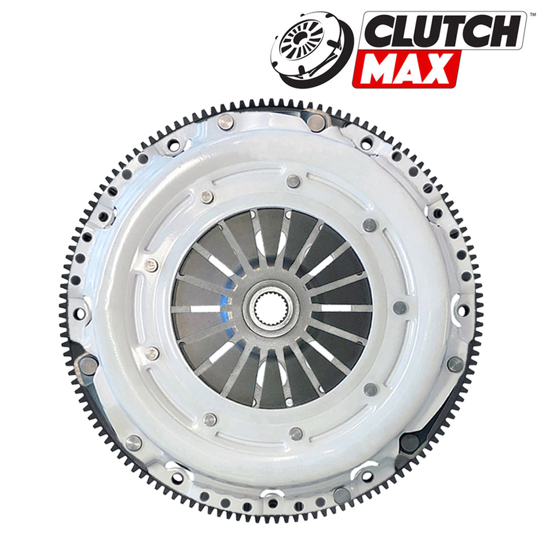 CLUTCHMAX OEM CLUTCH KIT & PERFORMANCE CHROMOLY FLYWHEEL BUNDLE SET WITH SLAVE CYLINDER [CM17567HDRWS+LSF02017-CKR]
