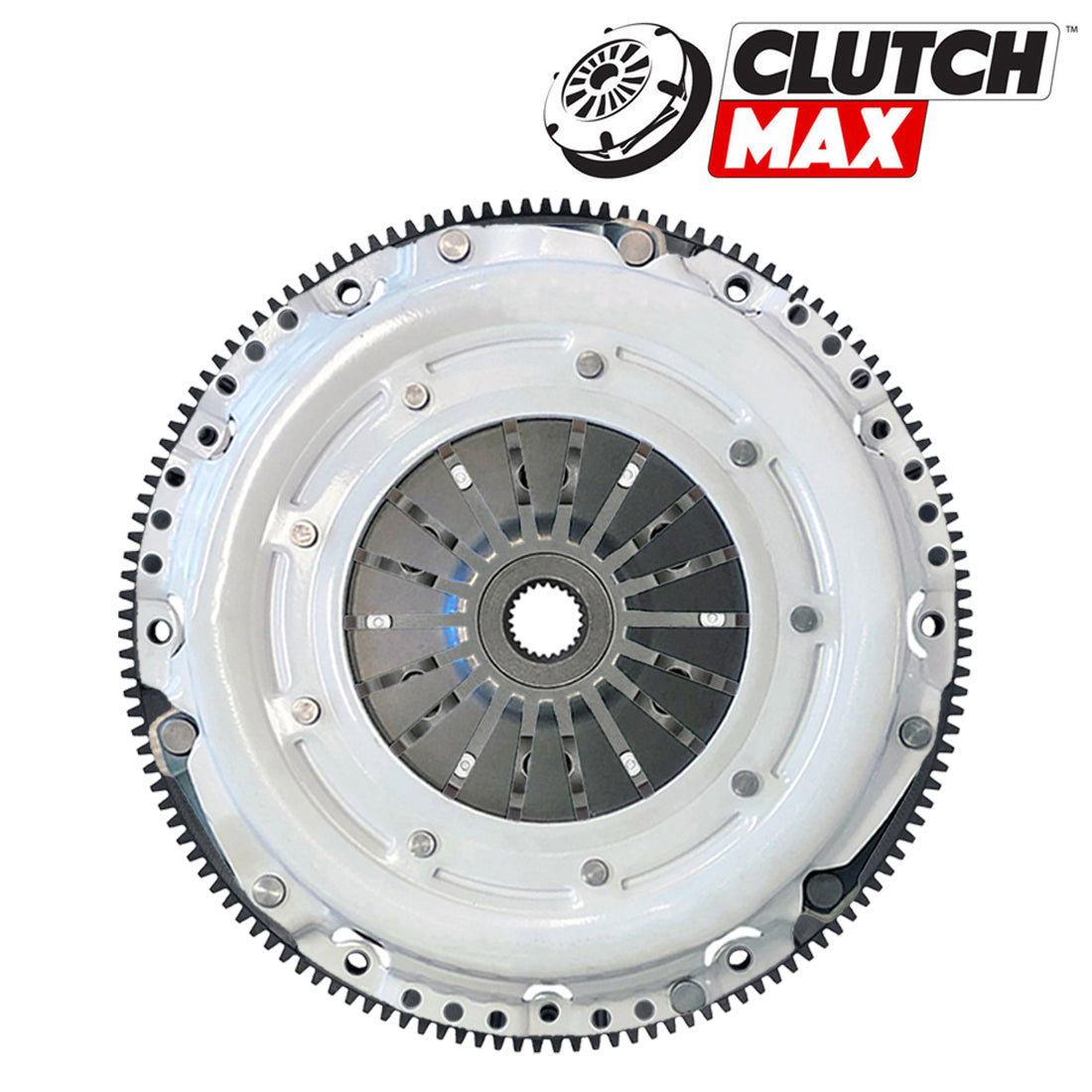 CLUTCHMAX OEM CLUTCH KIT & PERFORMANCE CHROMOLY FLYWHEEL BUNDLE SET WITH SLAVE CYLINDER [CM17567HDWS+LSF02017-CK]
