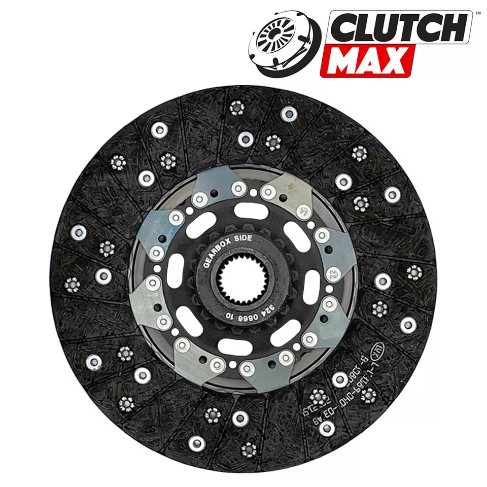 CLUTCHMAX OEM TWIN PLATE CLUTCH KIT & PERFORMANCE CHROMOLY FLYWHEEL BUNDLE SET [CM04232MP-CK]