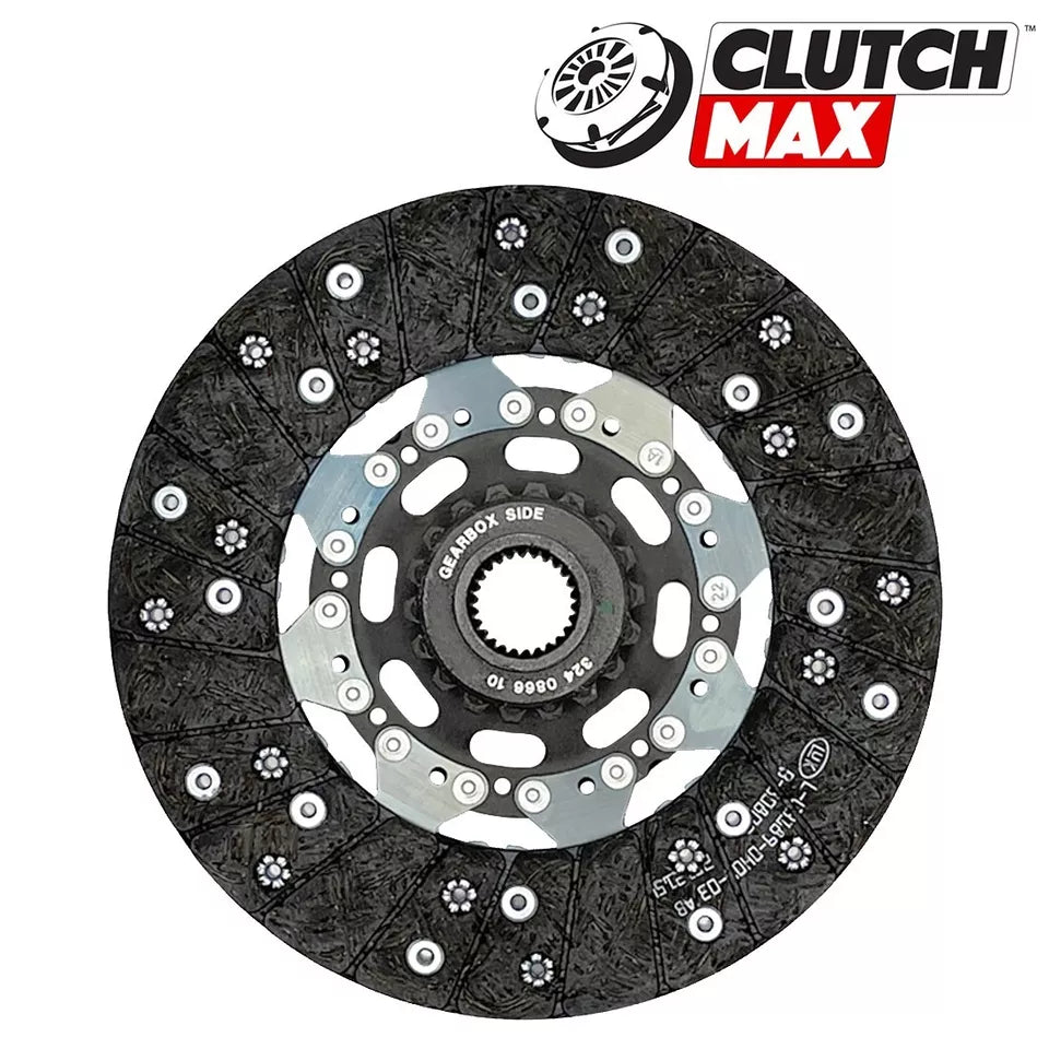 CLUTCHMAX OEM TWIN PLATE CLUTCH KIT & PERFORMANCE CHROMOLY FLYWHEEL BUNDLE SET [CM04823MP-CK]
