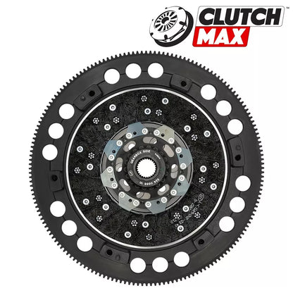 CLUTCHMAX OEM TWIN PLATE CLUTCH KIT & PERFORMANCE CHROMOLY FLYWHEEL BUNDLE SET [CM04232MP-CK]