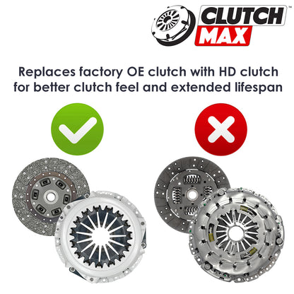 CLUTCHMAX STAGE 1 CLUTCH KIT & FLYWHEEL BUNDLE SET WITH SLAVE CYLINDER [CM07367HDWS+FW167980-ST1]