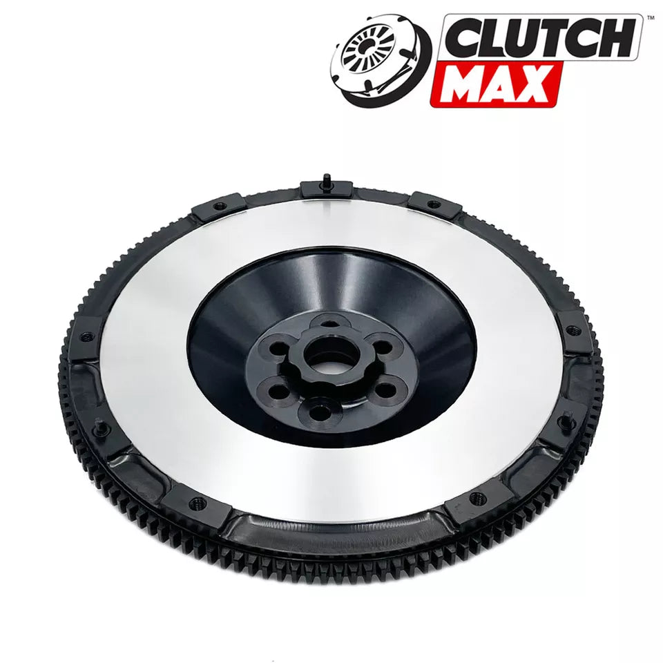 CLUTCHMAX OEM CLUTCH KIT & PERFORMANCE CHROMOLY FLYWHEEL BUNDLE SET WITH SLAVE CYLINDER [CM02017HDRWS-LSF02017-CK]