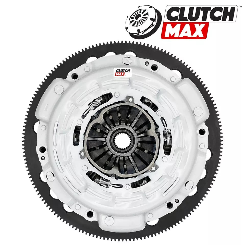 CLUTCHMAX OEM TWIN PLATE CLUTCH KIT & PERFORMANCE CHROMOLY FLYWHEEL BUNDLE SET [CM04232MP-CK]