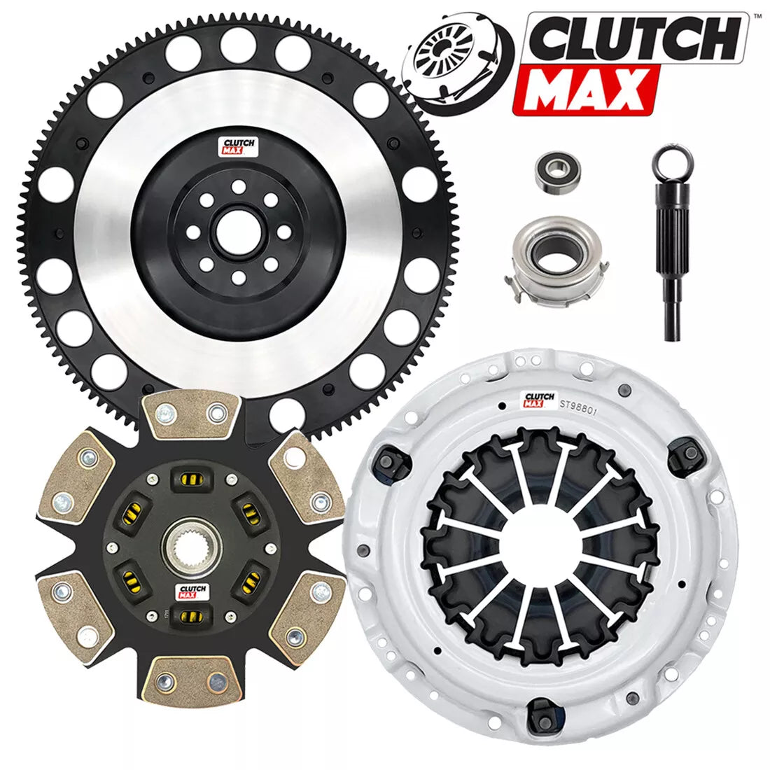 CLUTCHMAX  STAGE 3 CLUTCH KIT & PERFORMANCE CHROMOLY FLYWHEEL BUNDLE SET [CM16089HDCLSF-ST3]