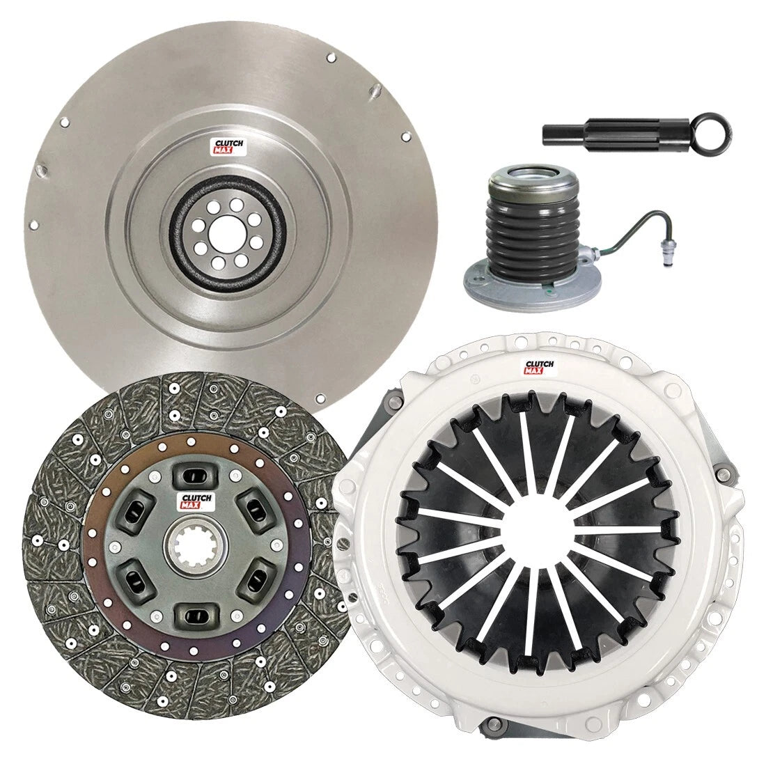 CLUTCHMAX STAGE 2 CLUTCH KIT & FLYWHEEL WITH SLAVE CYLINDER BUNDLE SET [CM07193HDWS-FW167749-ST2]