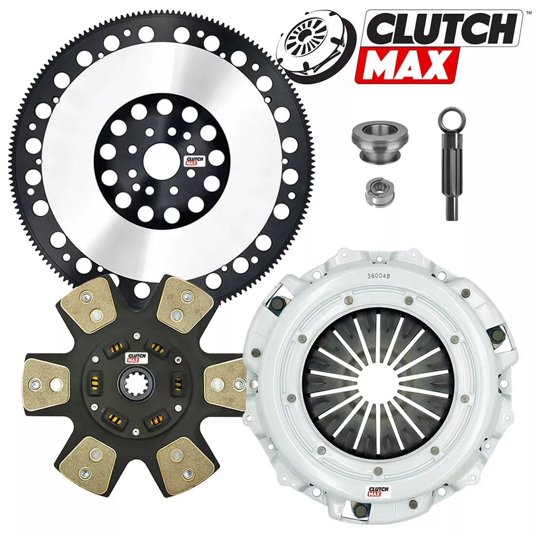 CLUTCHMAX  STAGE 4 CLUTCH KIT & PERFORMANCE CHROMOLY FLYWHEEL BUNDLE SET [CM07242HDCLSF-ST4]