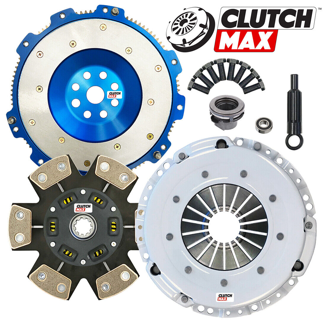 CLUTCHMAX  STAGE 4 CLUTCH KIT & ALUMINUM FLYWHEEL BUNDLE SET [CM03047HDCLAF-ST4]