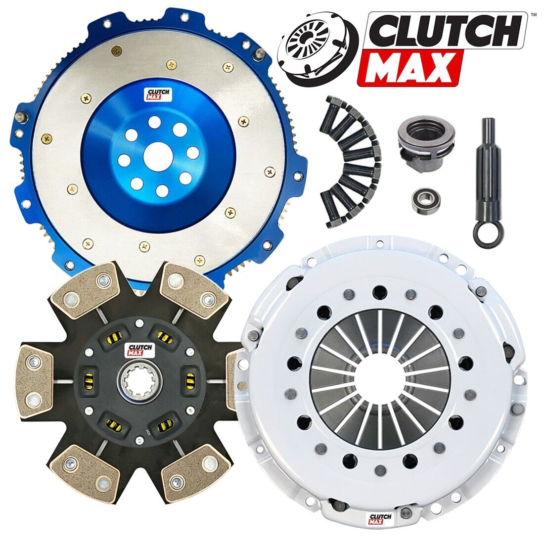 CLUTCHMAX  STAGE 4 CLUTCH KIT & ALUMINUM FLYWHEEL BUNDLE SET [CM03049HDCLAF-ST4]