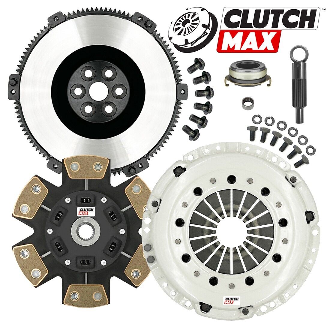 CLUTCHMAX  STAGE 4 CLUTCH KIT & PERFORMANCE CHROMOLY FLYWHEEL BUNDLE SET [CM10164HDCLSF-ST4]