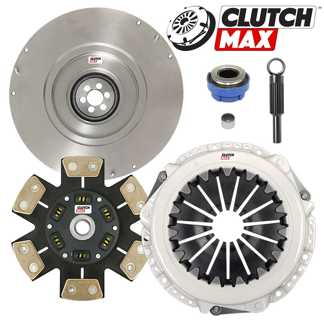 CLUTCHMAX STAGE 4 CLUTCH KIT & FLYWHEEL BUNDLE SET [CM07096HDC-FW167724-ST4]