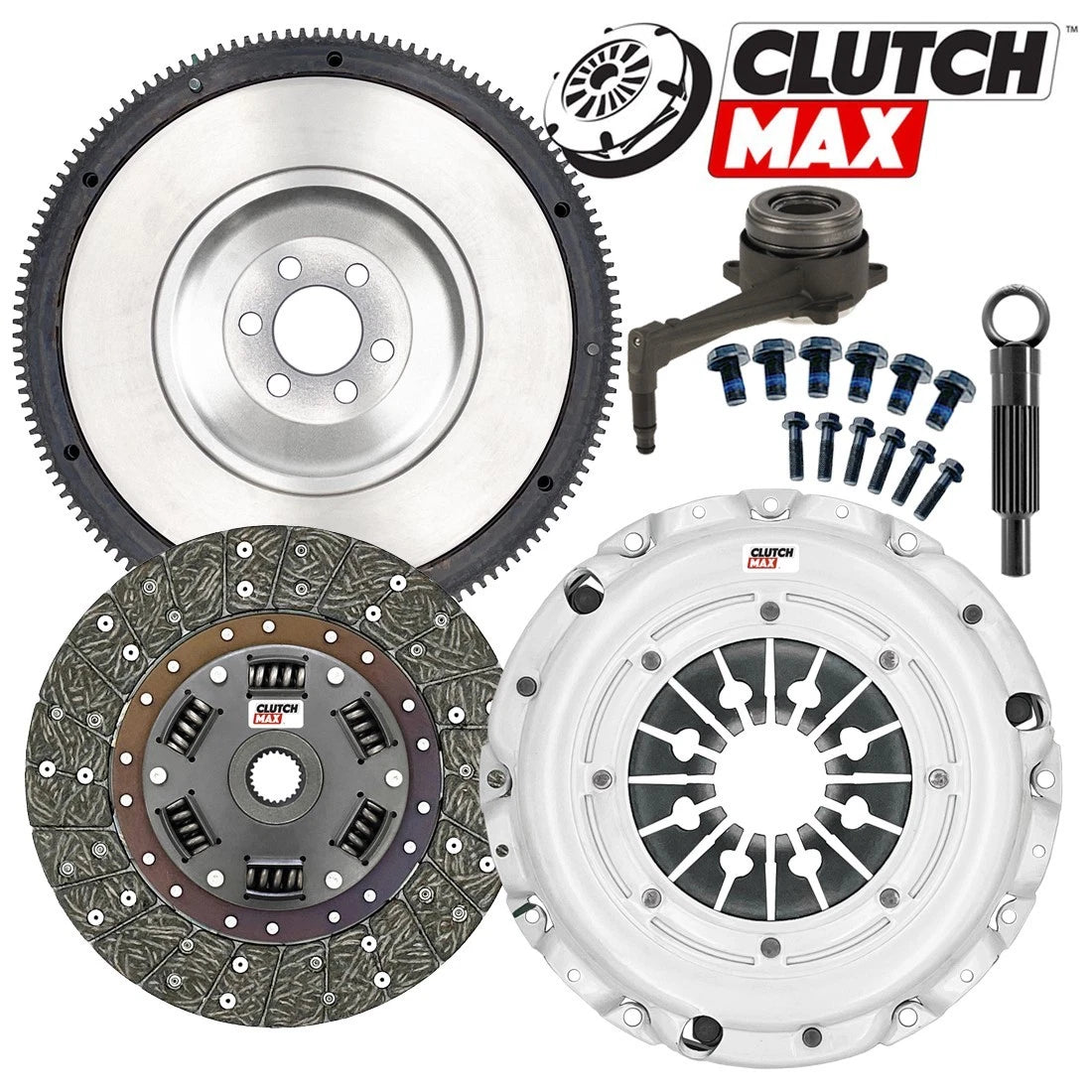 CLUTCHMAX  STAGE 2 CLUTCH KIT & FLYWHEEL WITH SLAVE CYLINDER BUNDLE SET [CM02157HDWSFW-ST2]