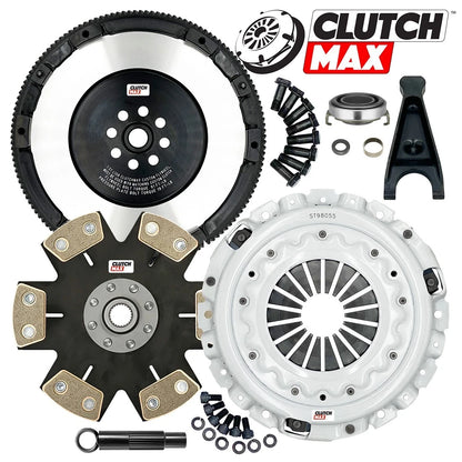 CLUTCHMAX  STAGE 4 CLUTCH KIT & PERFORMANCE CHROMOLY FLYWHEEL & FORK BUNDLE SET [CM08819HDDLSF-CFP140-ST4]