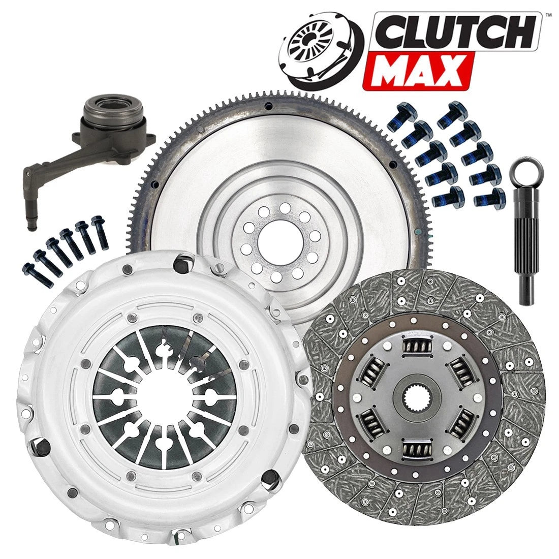 CLUTCHMAX  OEM CLUTCH KIT & FLYWHEEL WITH SLAVE CYLINDER BUNDLE SET [CM02217HDWSFW-CK]