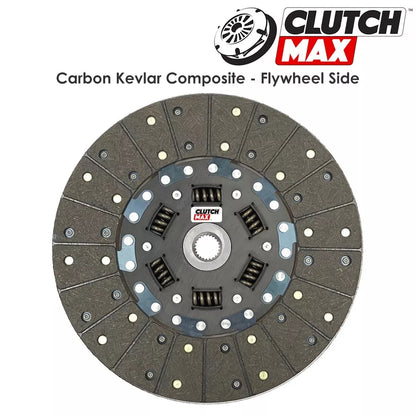 CLUTCHMAX STAGE 3 CLUTCH KIT & PERFORMANCE CHROMOLY FLYWHEEL WITH SLAVE CYLINDER BUNDLE SET [CM07809DFWS-LSF07809-ST3]