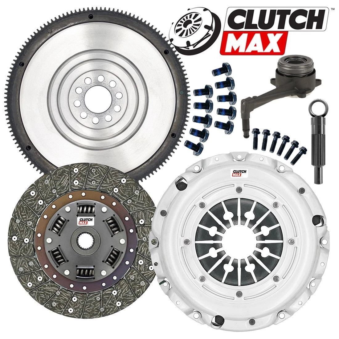 CLUTCHMAX  STAGE 2 CLUTCH KIT & FLYWHEEL WITH SLAVE CYLINDER BUNDLE SET [CM02217HDWSFW-ST2]