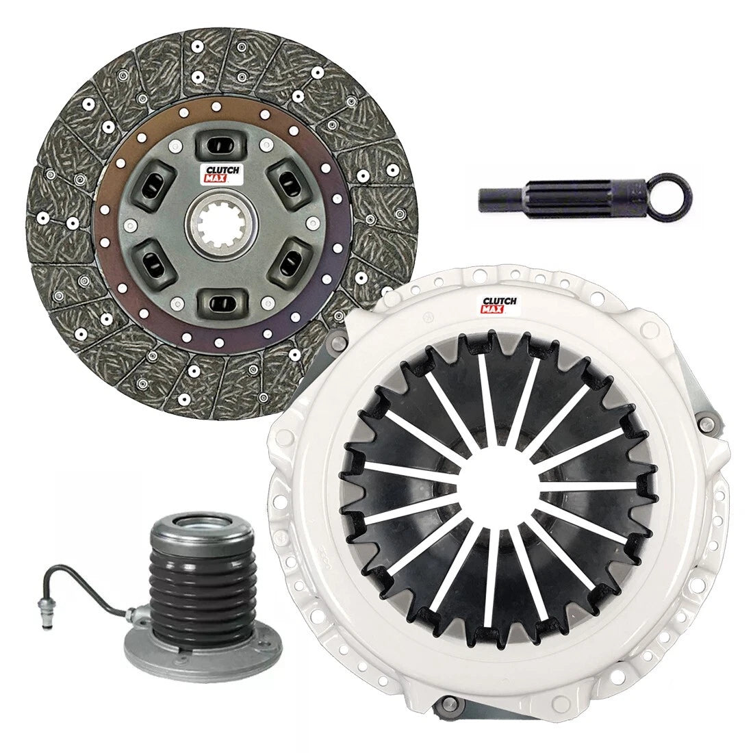 CLUTCHMAX STAGE 2 CLUTCH KIT WITH SLAVE CYLINDER BUNDLE SET [CM07193HDWS-ST2]