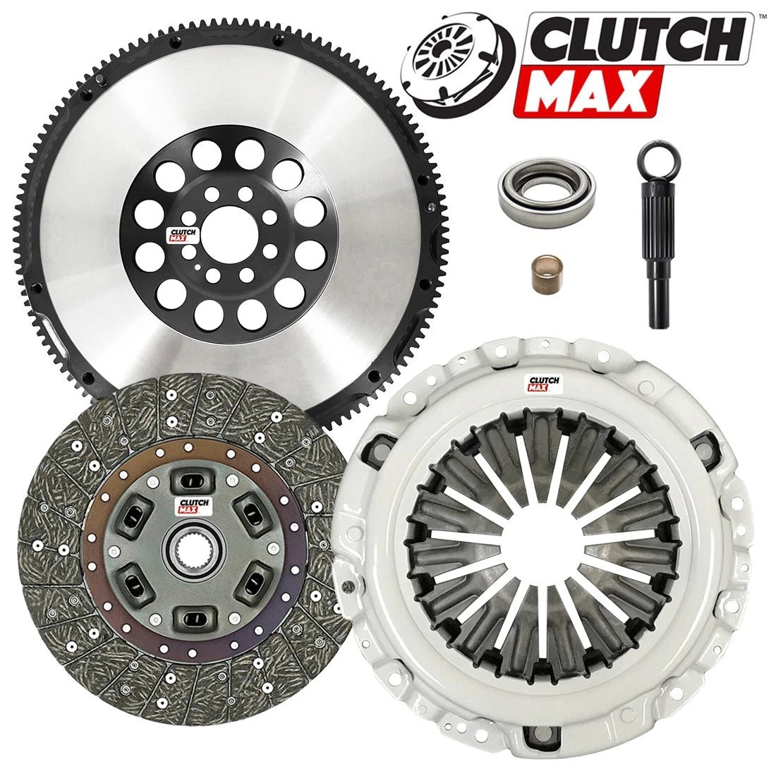 CLUTCHMAX  STAGE 2 CLUTCH KIT & PERFORMANCE CHROMOLY FLYWHEEL BUNDLE SET [CM06072HDLSF-ST2]
