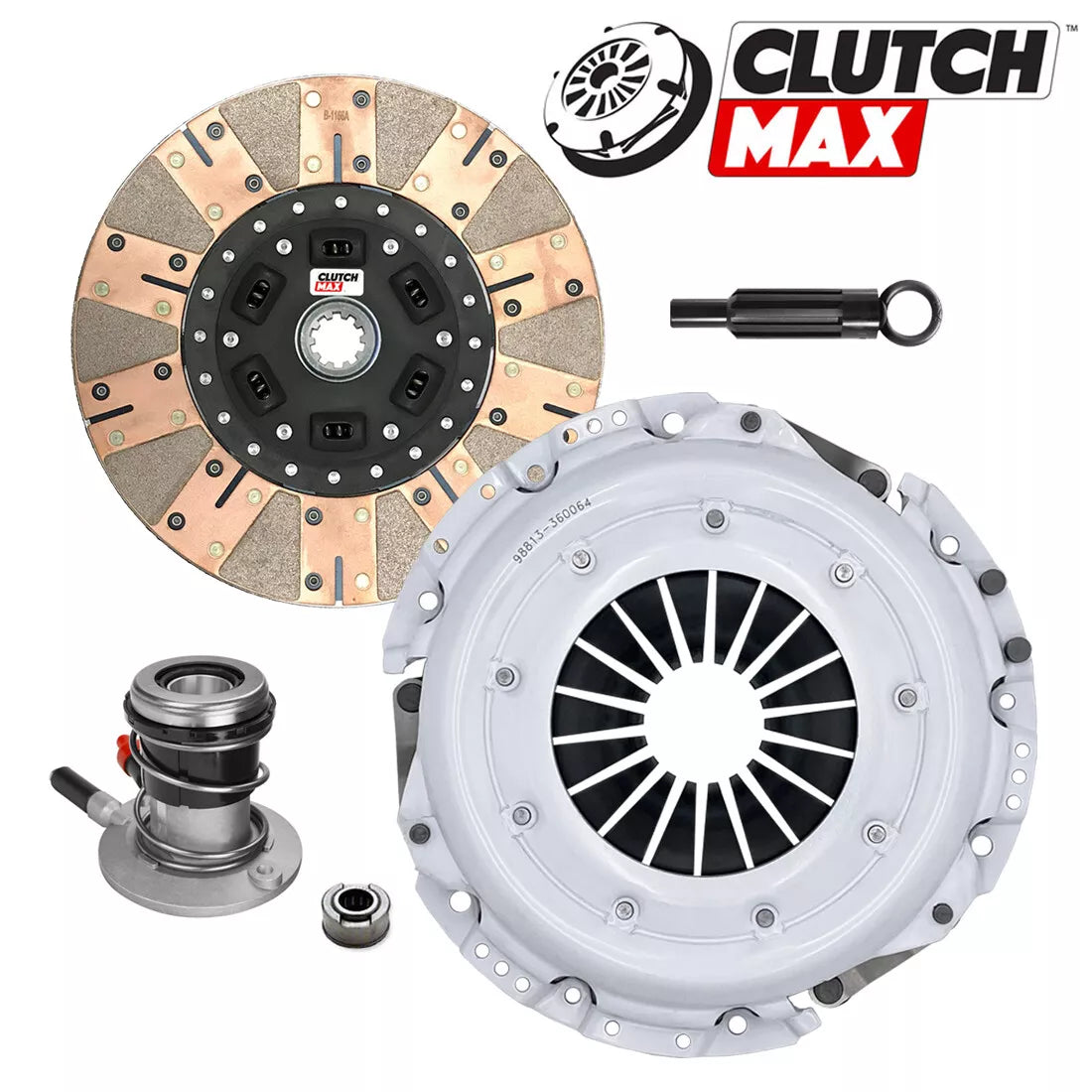 CLUTCHMAX  STAGE 3 CLUTCH KIT WITH SLAVE CYLINDER BUNDLE SET [CM07057DFWS-ST3]