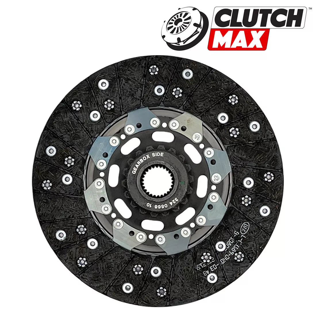 CLUTCHMAX 800HP TWIN PLATE CLUTCH KIT & PERFORMANCE CHROMOLY FLYWHEEL BUNDLE SET [CM04183MP-CK]
