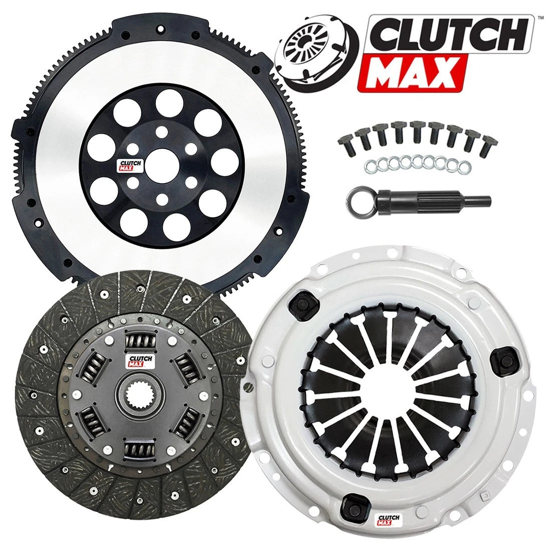 CLUTCHMAX  STAGE 2 CLUTCH KIT & PERFORMANCE CHROMOLY FLYWHEEL BUNDLE SET [CM06055HDLSF-ST2]