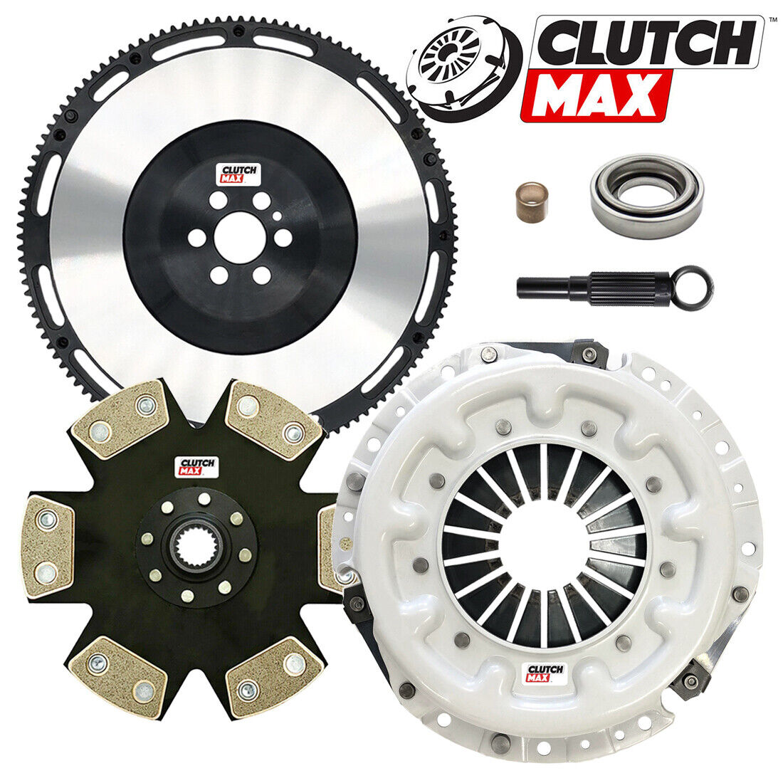 CLUTCHMAX STAGE 4 CLUTCH KIT & PERFORMANCE CHROMOLY FLYWHEEL BUNDLE SET [CM06059HDDLSF-ST4]