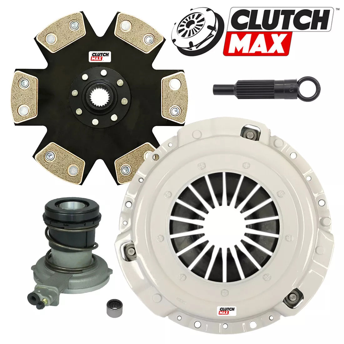 CLUTCHMAX  STAGE 4 CLUTCH KIT WITH SLAVE CYLINDER BUNDLE SET [CM07048HDDWS-ST4]