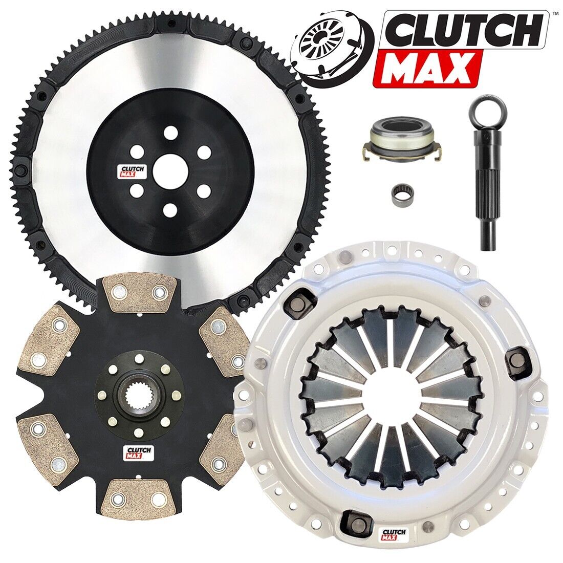 CLUTCHMAX  STAGE 4 CLUTCH KIT & PERFORMANCE CHROMOLY FLYWHEEL BUNDLE SET [CM10060HDDLSF-ST4]