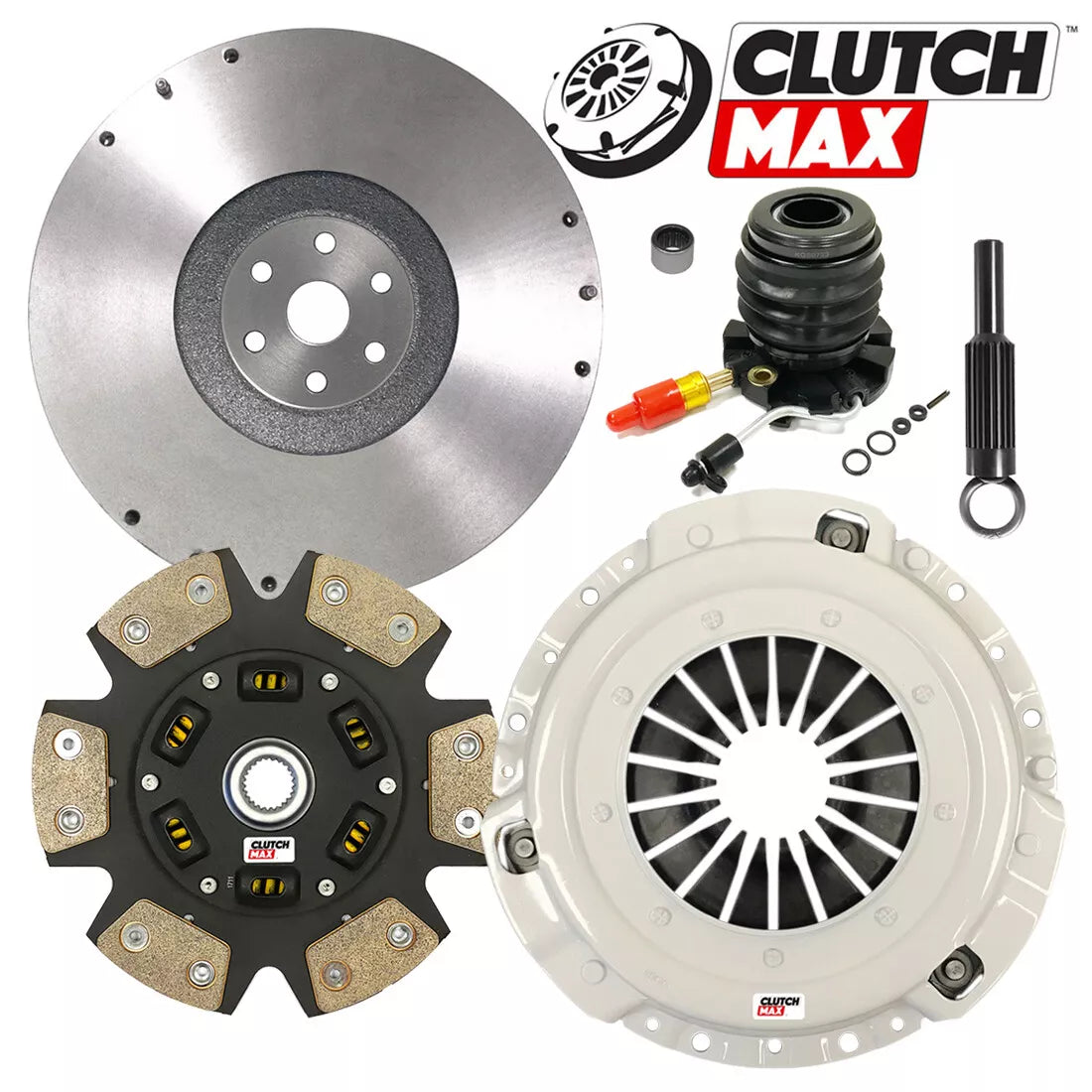 CLUTCHMAX STAGE 3 CLUTCH KIT & FLYWHEEL WITH SLAVE CYLINDER BUNDLE SET [CM07093HDCWS-FW167940-ST3]