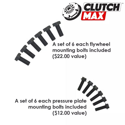 CLUTCHMAX  STAGE 3 CLUTCH KIT & PERFORMANCE CHROMOLY FLYWHEEL BUNDLE SET [CM17146HDCLSF-ST3]