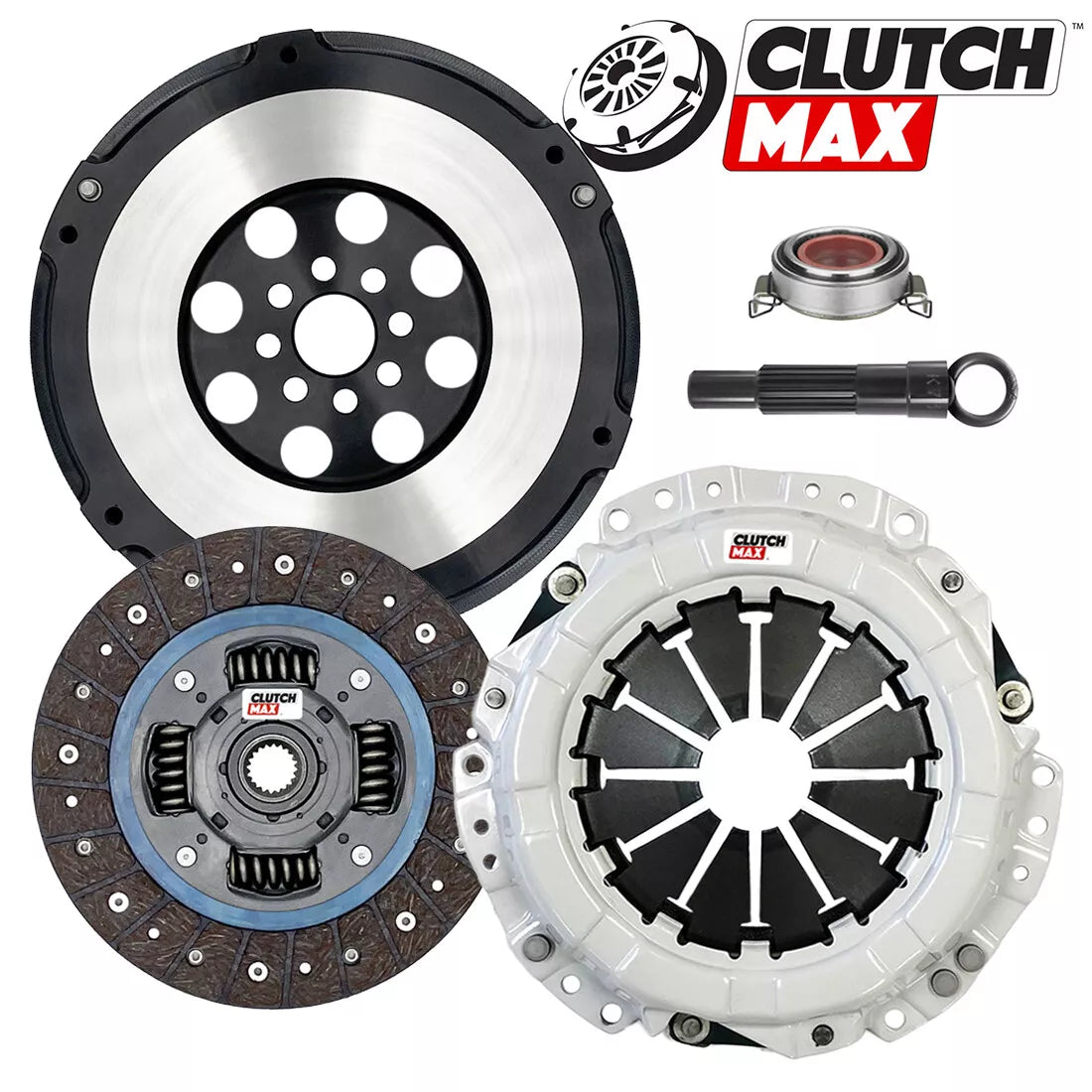 CLUTCHMAX  STAGE 2 CLUTCH KIT & PERFORMANCE CHROMOLY FLYWHEEL BUNDLE SET [CM16113HDLSF-ST2]