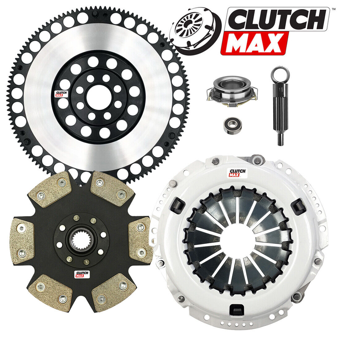 CLUTCHMAX  STAGE 4 CLUTCH KIT & PERFORMANCE CHROMOLY FLYWHEEL BUNDLE SET [CM16062HDDLSF-ST4]