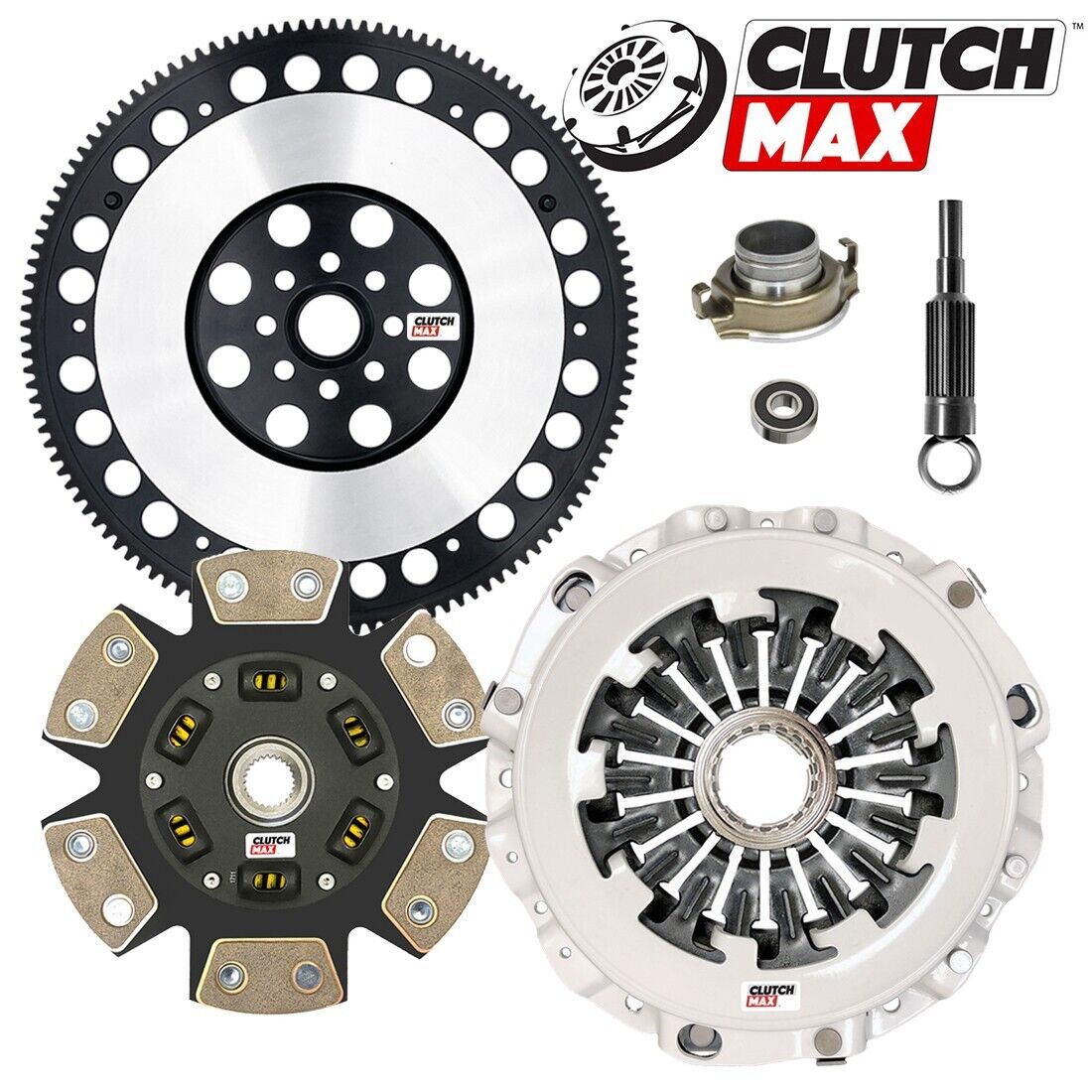 CLUTCHMAX  STAGE 4 CLUTCH KIT & PERFORMANCE CHROMOLY FLYWHEEL BUNDLE SET [CM15019HDCLSF-ST4]