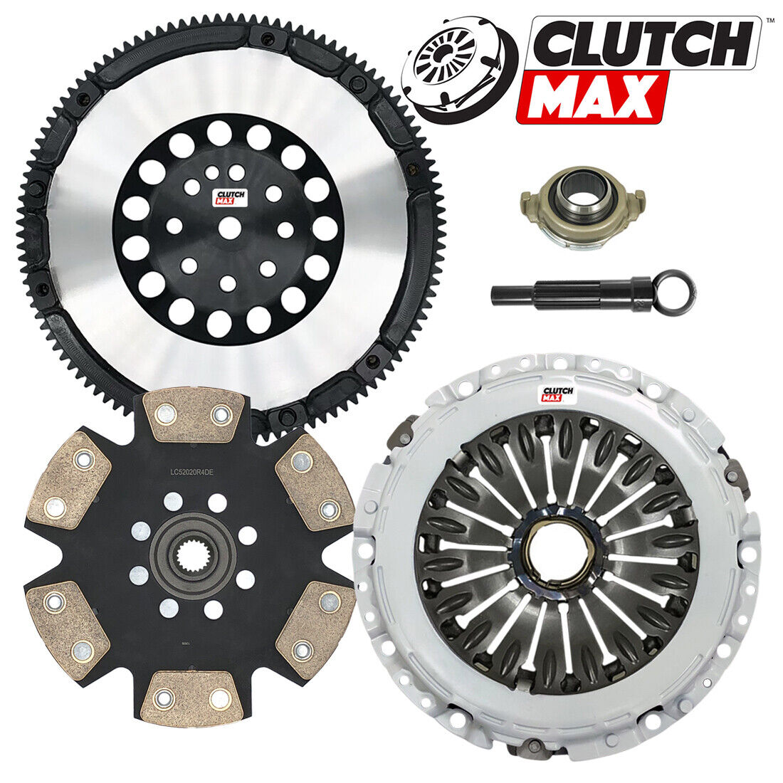 CLUTCHMAX  STAGE 4 CLUTCH KIT & PERFORMANCE CHROMOLY FLYWHEEL BUNDLE SET [CM05058HDDLSF-ST4]