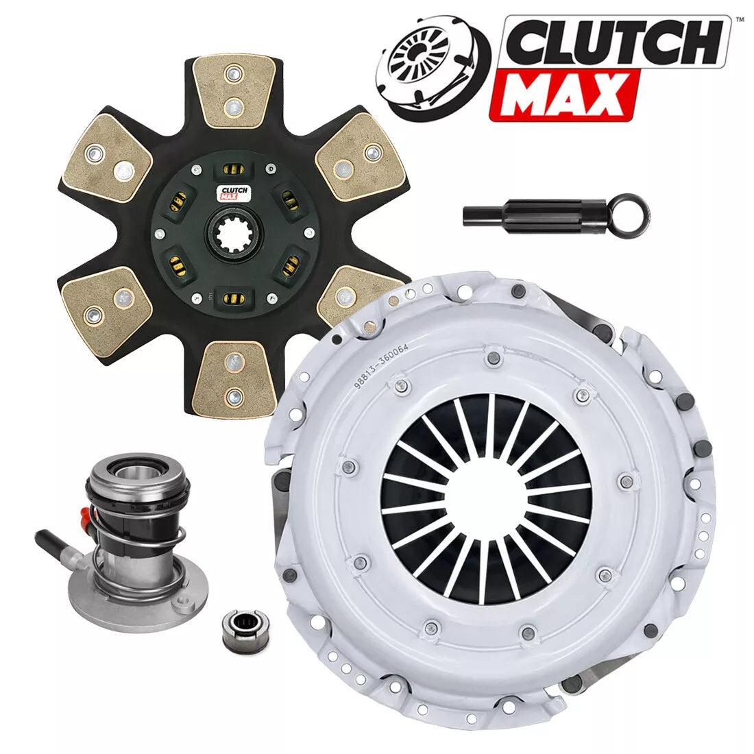 CLUTCHMAX  STAGE 4 CLUTCH KIT WITH SLAVE CYLINDER BUNDLE SET [CM07057HDCWS-ST4]