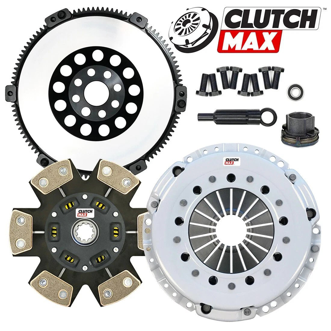 CLUTCHMAX STAGE 4 CLUTCH KIT & PERFORMANCE CHROMOLY FLYWHEEL BUNDLE SET [CM03007HDCLSF-ST4]