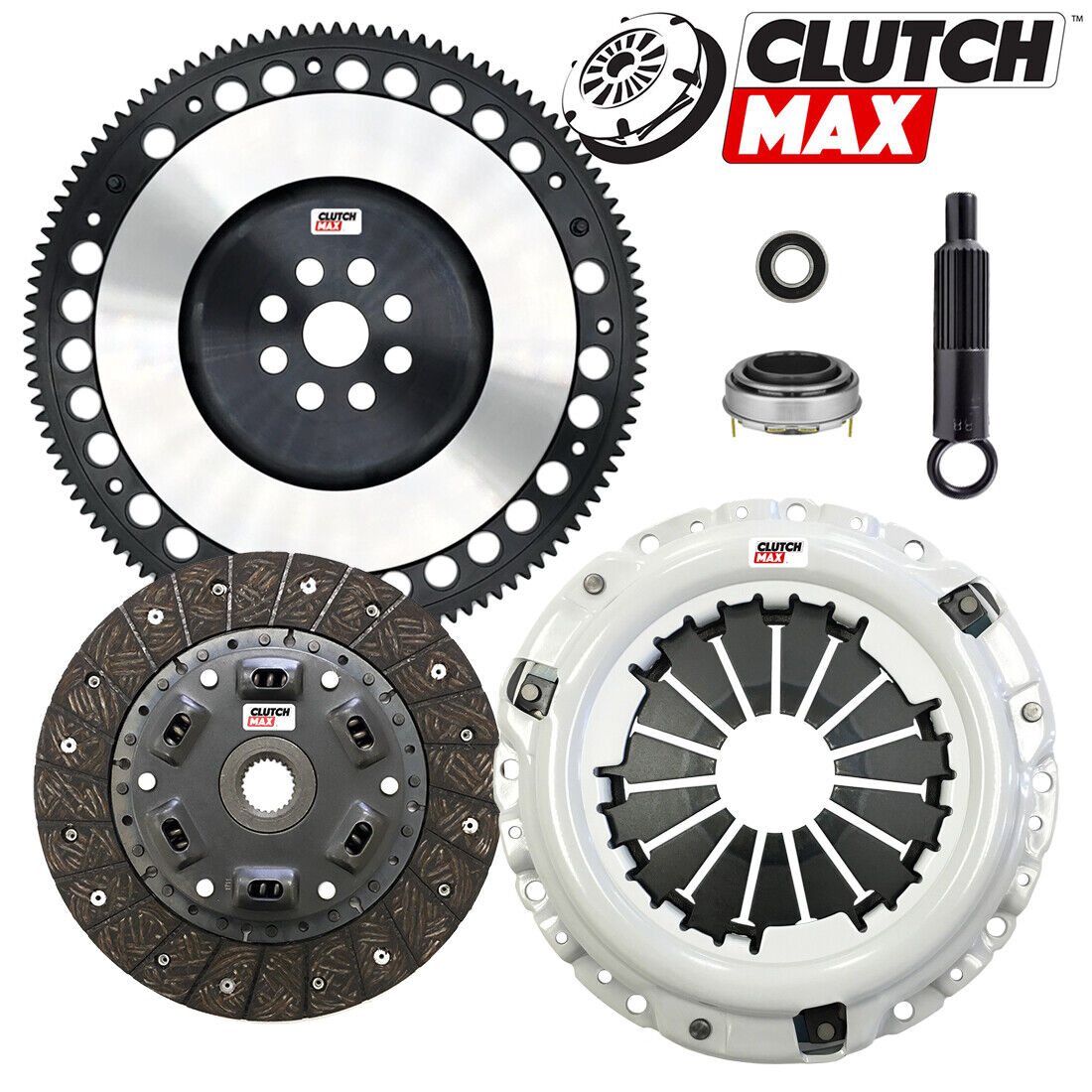 CLUTCHMAX  STAGE 2 CLUTCH KIT & PERFORMANCE CHROMOLY FLYWHEEL BUNDLE SET [CM08117HDLSF-ST2]