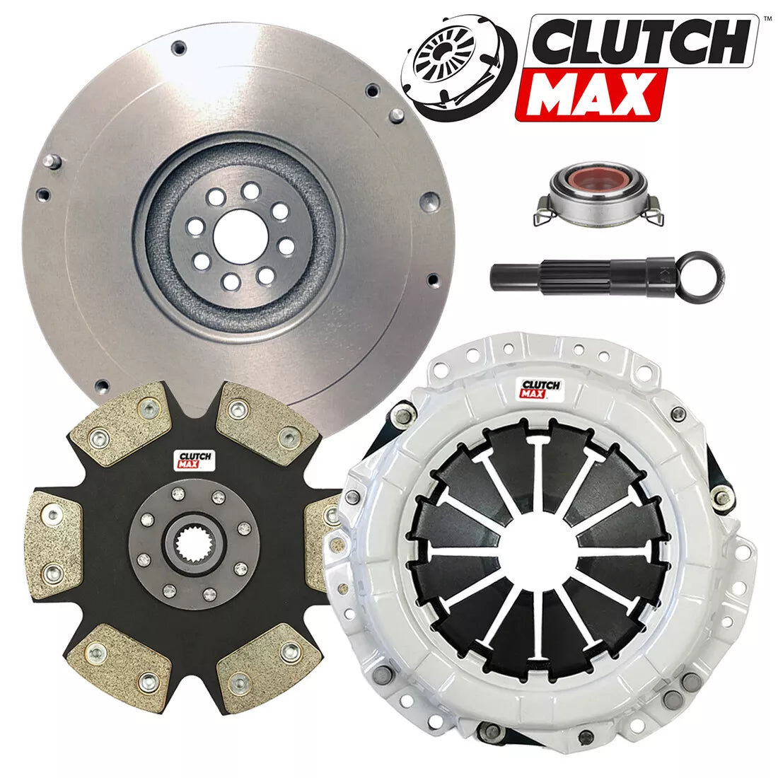 CLUTCHMAX  STAGE 4 CLUTCH KIT & FLYWHEEL BUNDLE SET [CM16113HDDFW-ST4]