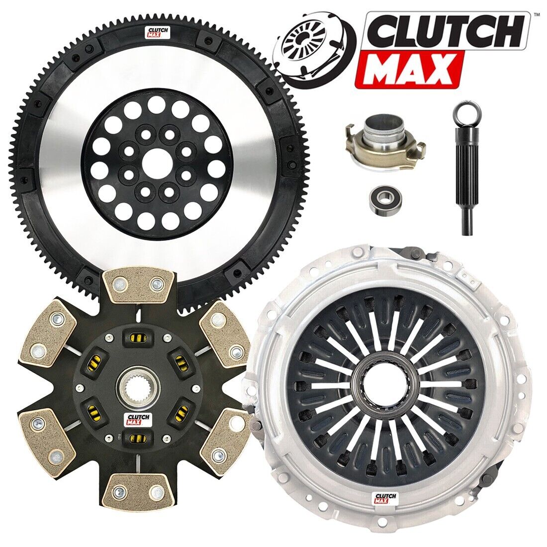 CLUTCHMAX  STAGE 3 CLUTCH KIT & PERFORMANCE CHROMOLY FLYWHEEL BUNDLE SET [CM15025HDCLSF-ST3]