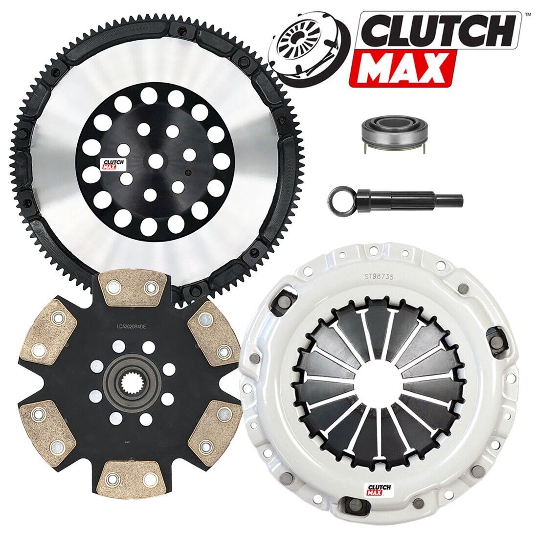 CLUTCHMAX  STAGE 4 CLUTCH KIT & PERFORMANCE CHROMOLY FLYWHEEL BUNDLE SET [CM05048HDDLSF7-ST4]