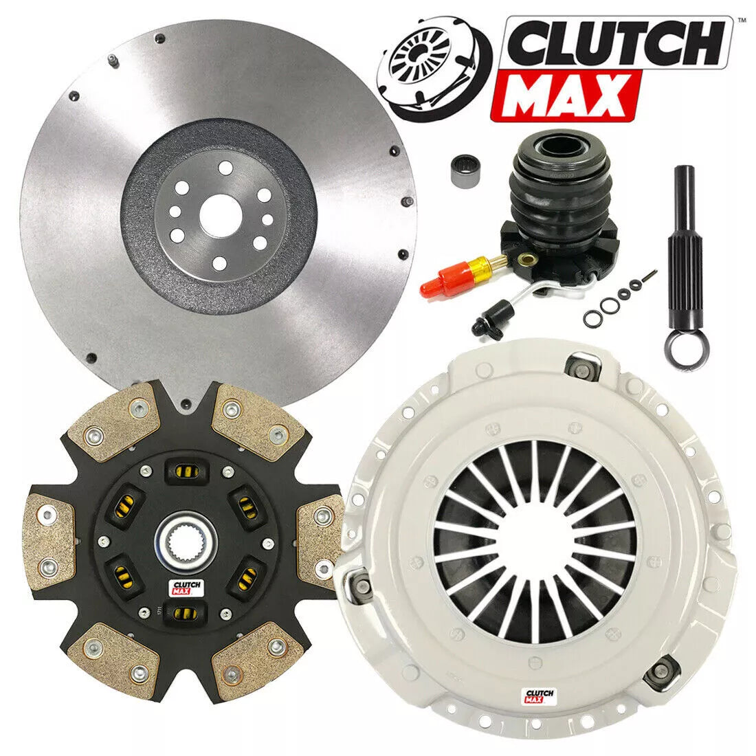 CLUTCHMAX STAGE 3 CLUTCH KIT & FLYWHEEL WITH SLAVE CYLINDER BUNDLE SET [CM07093HDCWS-FW167723-ST3]