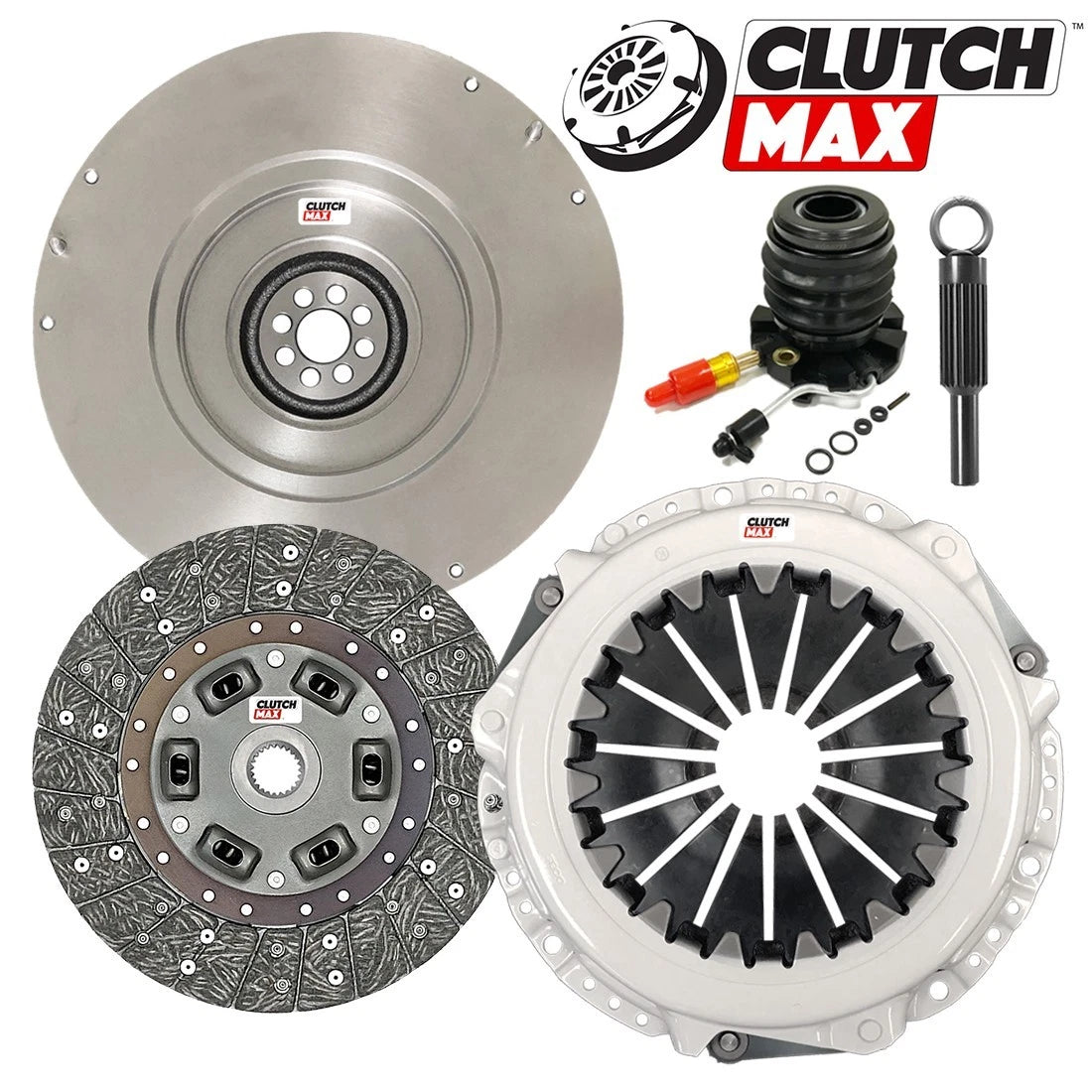 CLUTCHMAX  STAGE 1 CLUTCH KIT & FLYWHEEL WITH SLAVE CYLINDER BUNDLE SET [CM07267HDWS-FW167749-ST1]