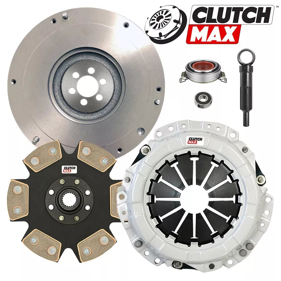 CLUTCHMAX  STAGE 4 CLUTCH KIT & FLYWHEEL BUNDLE SET [CM16080HDD-FW167131-ST4]