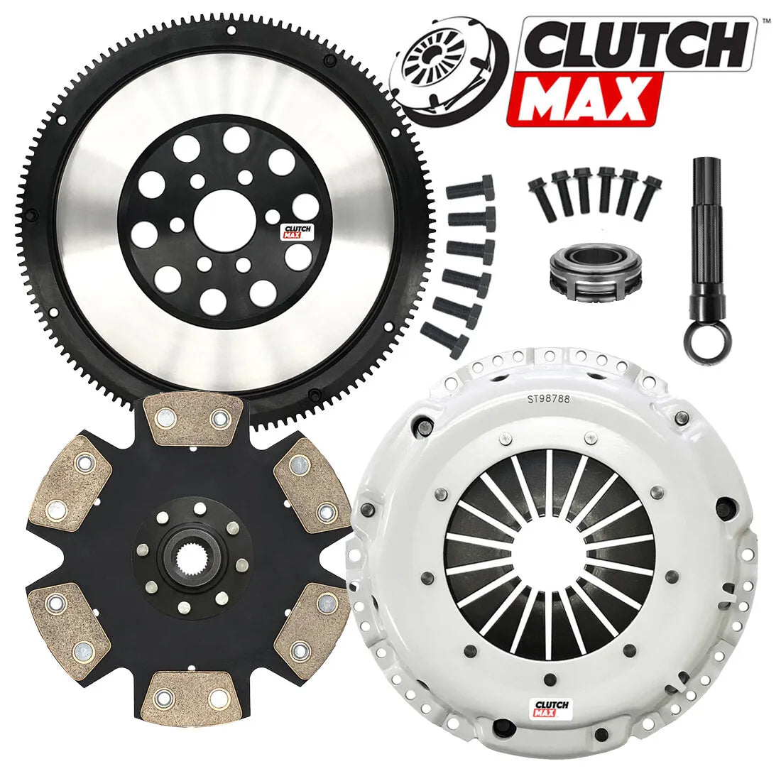 CLUTCHMAX STAGE 4 CLUTCH KIT & FLYWHEEL BUNDLE SET [CM17072HDDLSF-ST4]