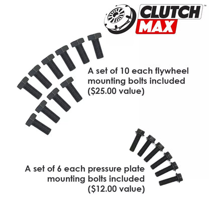 CLUTCHMAX  STAGE 3 CLUTCH KIT & PERFORMANCE CHROMOLY FLYWHEEL BUNDLE SET [CM17036HDCLSF-ST3]