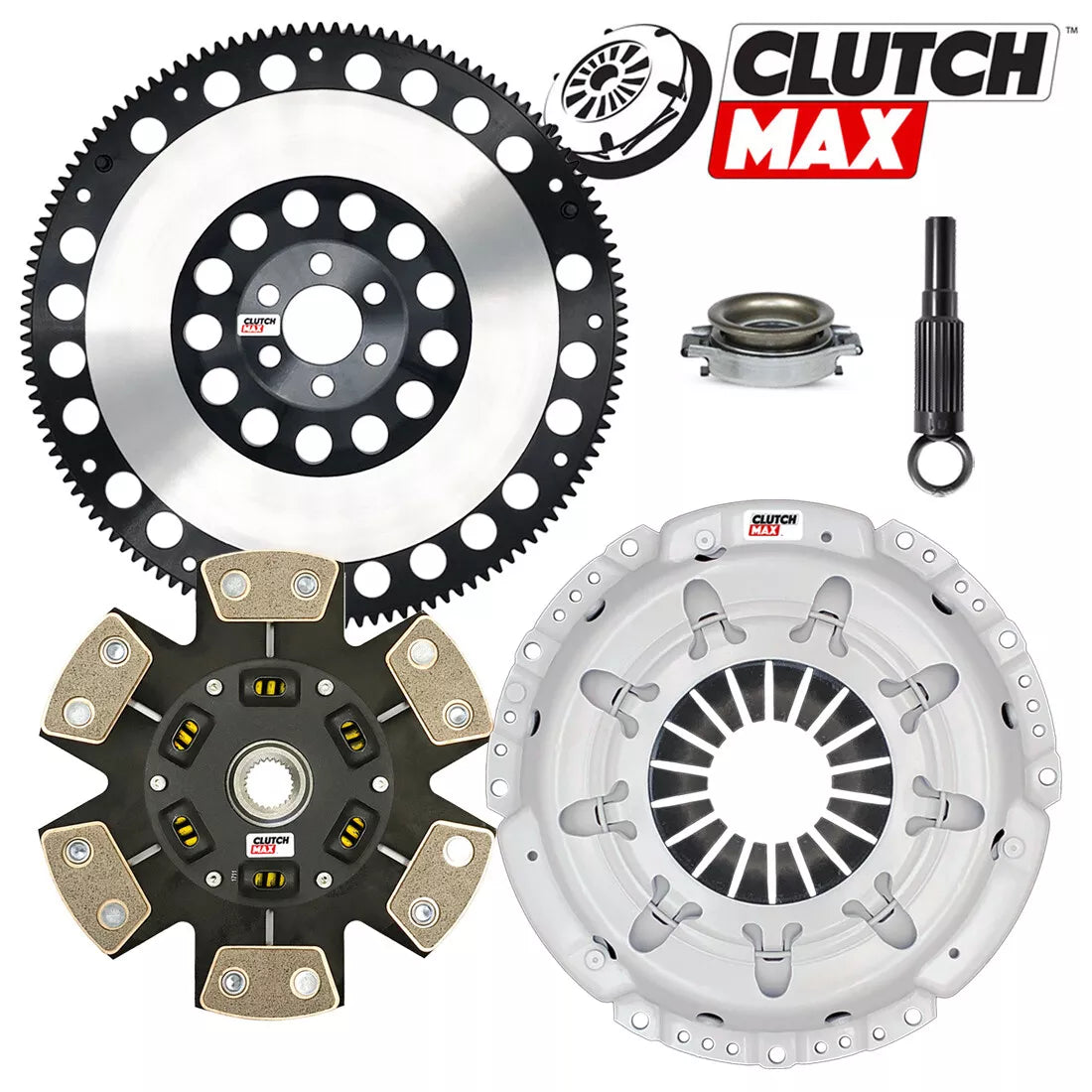 CLUTCHMAX STAGE 3 CLUTCH KIT & PERFORMANCE CHROMOLY FLYWHEEL BUNDLE SET [CM06071HDCLSF-ST3]