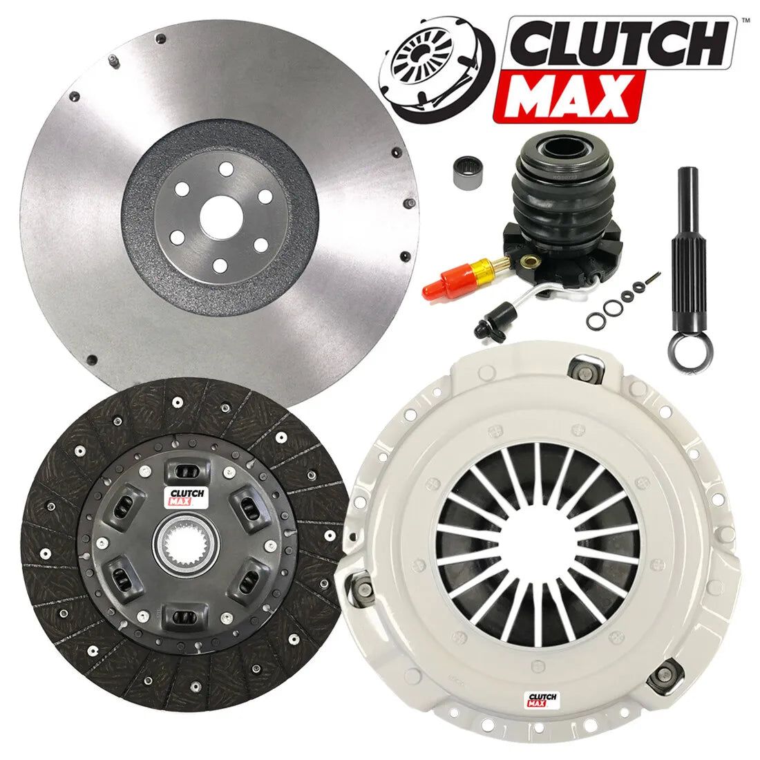 CLUTCHMAX STAGE 2 CLUTCH KIT & FLYWHEEL WITH SLAVE CYLINDER BUNDLE SET [CM07093HDWS-FW167940-ST2]